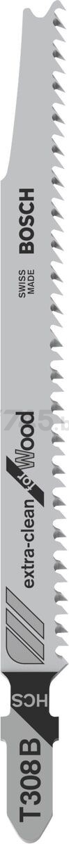 Пилка для электролобзика BOSCH Extra-Clean for Wood T308B (2608663752)